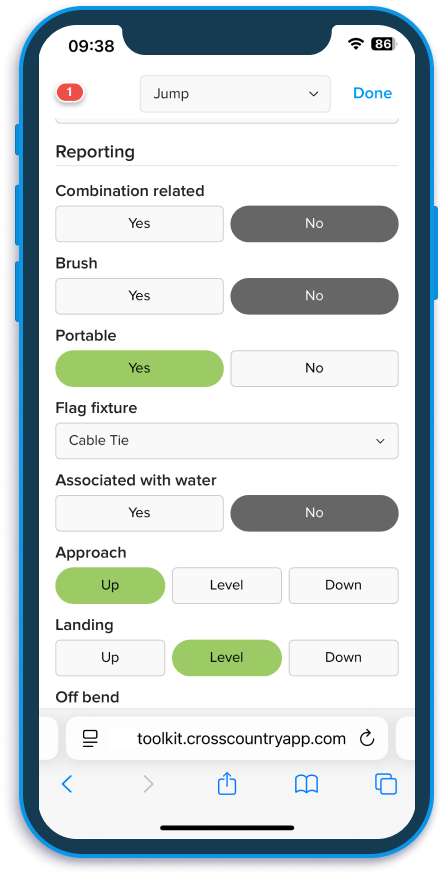 edit fence safety data on mobile